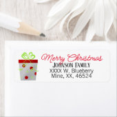 クリスマスプレゼント ラベル (インサイチュ)