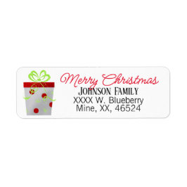 クリスマスプレゼント ラベル