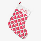 クリスマスプレゼント ラージクリスマスストッキング (正面 (吊り時))