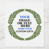 クリスマスプレゼント |作成ユニークパーソナライズされた ワインラベル (シングルラベル)