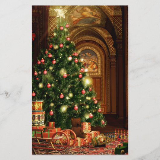 クリスマスプレゼント 便箋 (正面)