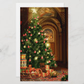 クリスマスプレゼント 便箋 (正面/裏面)