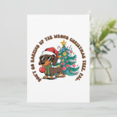 クリスマスプレゼント 吠えないで シーズンカード (スタンド正面)