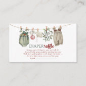 クリスマスプレゼント 女の子の服 おむつくじ エンクロージャーカード (正面)