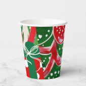 クリスマスプレゼント 紙コップ (裏面)