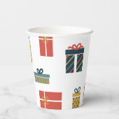 クリスマスプレゼント 紙コップ (裏面)