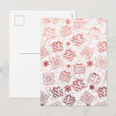 クリスマスプレゼント 5 シーズンポストカード (正面/裏面)