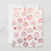 クリスマスプレゼント 5 ノートカード (裏面)