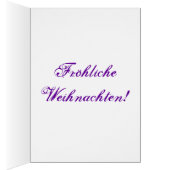 クリスマスプレゼントWeihnachen Purple V (内側 (右))