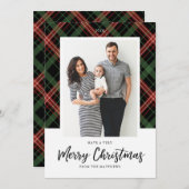 クリスマスプレッドクリスマスフォトカード シーズンカード (正面/裏面)