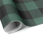 クリスマスプレッドグリーンウィンターフランネル素朴 ラッピングペーパー (ロールコーナー)