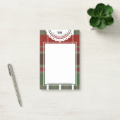 クリスマスプレッドグリーンレッドレースイニシャル事業 ポストイット (オフィス)