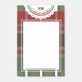 クリスマスプレッドグリーンレッドレースイニシャル事業 ポストイット