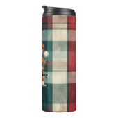 クリスマスプレッドサンタキャットの名前 タンブラー (回転右)