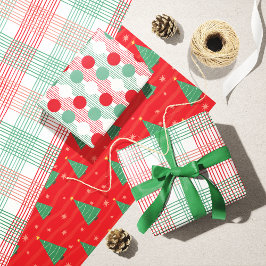 クリスマスプレッドツリーラッピング紙シート ラッピングペーパーシート