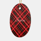 クリスマスプレッドパターンキーチェーンボトルオープナー セラミックオーナメント (左)