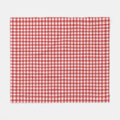 クリスマスプレッドパターン フリースブランケット (正面(横))