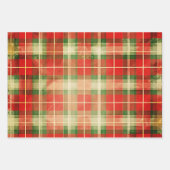 クリスマスプレッドパターン ラッピングペーパーシート (正面3)