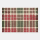 クリスマスプレッドパターン ラッピングペーパーシート (正面2)