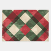 クリスマスプレッドパターン ラッピングペーパーシート (正面3)