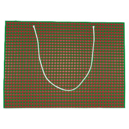 クリスマスプレッドパターン ラージペーパーバッグ