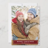 クリスマスプレッドフォトカード シーズンカード (正面)