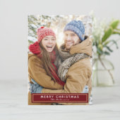 クリスマスプレッドフォトカード シーズンカード (スタンド正面)