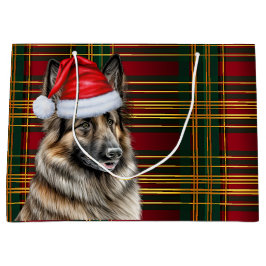 クリスマスプレッドベルギーテルヴューヌドッフラバーホリデー ラージペーパーバッグ