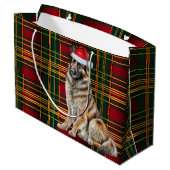 クリスマスプレッドベルギーテルヴューヌドッフラバーホリデー ラージペーパーバッグ (裏面アングル)