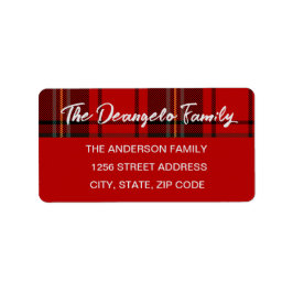 クリスマスプレッドレッドグリーン ラベル