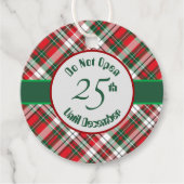 クリスマスプレドが開かない明るい フェイバータグ (正面)