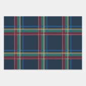 クリスマスプレドクラシックはっきりした休日 ラッピングペーパーシート (正面2)