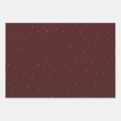 クリスマスプレドクラシック赤い休日 ラッピングペーパーシート (正面2)