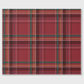 クリスマスプレドクラシック赤い休日 ラッピングペーパー (フラット)