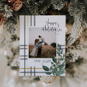 クリスマスプレドグリーナリーホリデー写真はがき シーズンポストカード