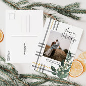 クリスマスプレドグリーナリーホリデー写真はがき シーズンポストカード