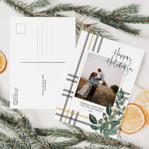 クリスマスプレドグリーナリーホリデー写真はがき