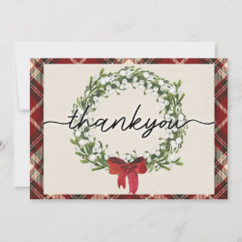 クリスマスプレドサンキューカード サンキューカード