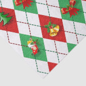 クリスマスプレドタータンチェックティッシュペーパー 薄葉紙 (詳細)