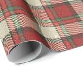 クリスマスプレドタータンチェックパターン ラッピングペーパー (ロールコーナー)