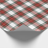 クリスマスプレドチェックタータンチェックギフトラッピング紙 ラッピングペーパー (角)