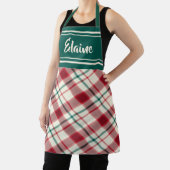 クリスマスプレドフェスティバルホリデイ名 エプロン (インサイチュ)
