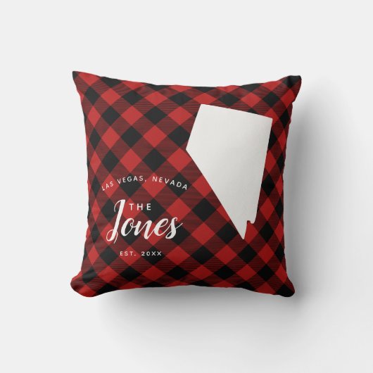 クリスマスプレド州ネバダ装飾用クッション クッション (正面)