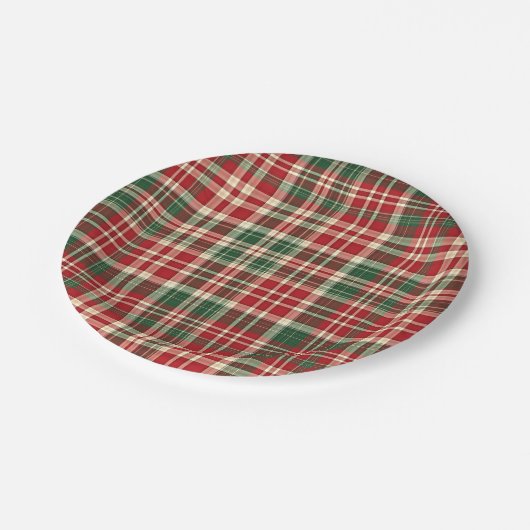 クリスマスプレド01-紙プレート ペーパープレート (アングル)