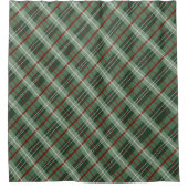 クリスマスプレド シャワーカーテン (正面)