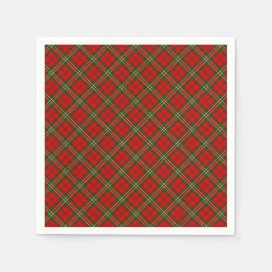 クリスマスプレド スタンダードカクテルナプキン (正面)