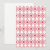 クリスマスプレーンなスウェーター シーズンカード (正面/裏面)