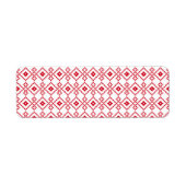 クリスマスプレーンのセーター ラベル (正面)