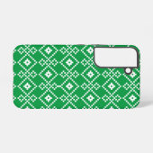 クリスマスプレーンのセーター SAMSUNG GALAXYケース (裏面横)