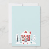 クリスマスプログレッシブディナーパーティースノーウィービレッジ 招待状 (裏面)